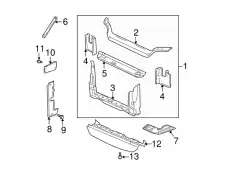 DEFLECTOR 10323078 GM
