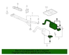 MUFFLER 10343506 GM
