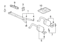 MUFFLER 10343506 GM