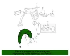Подкрылок GM 10344814