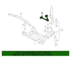Рычаг подвески GM 10356431