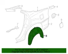 Подкрылок GM 10439810