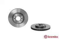 Тормозной диск BREMBO 09.5843.31 вентилируемый , передняя ось