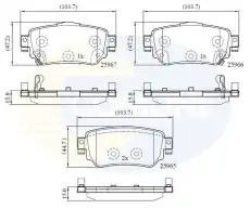 Тормозные колодки дисковые COMLINE CBP32277