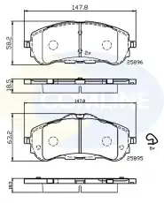 Тормозные колодки дисковые COMLINE CBP32232