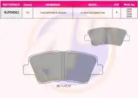 Тормозные колодки дисковые 4U 4UP04061