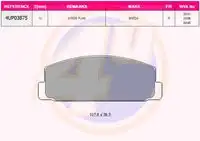Тормозные колодки дисковые 4U 4UP03875