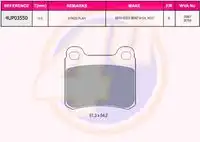 Тормозные колодки дисковые 4U 4UP03550