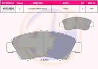 Тормозные колодки дисковые 4U 4UP03686