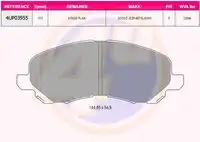Тормозные колодки дисковые 4U 4UP03955