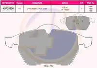 Тормозные колодки дисковые 4U 4UP03506
