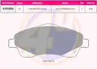 Тормозные колодки дисковые 4U 4UP03890