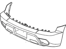 Бампер 12335679 DAEWOO