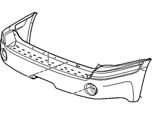 Бампер 12335703 DAEWOO