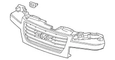 Решетка радиатора GM 12335793