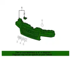 Решетка радиатора GM 12335793