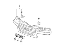 Решетка радиатора GM 12335793