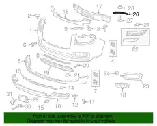 Кронштейн бампера 22971447 GM