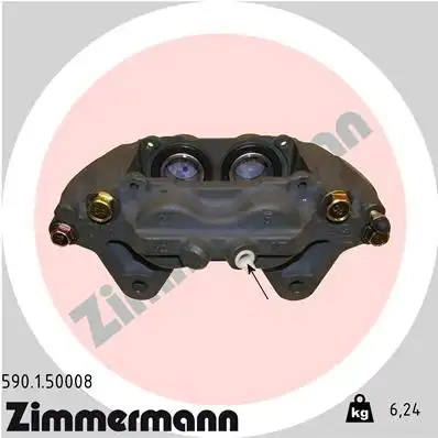 Суппорт тормозной ZIMMERMANN 590.1.50008