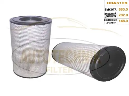 Фильтр воздушный AUTOTECHNIK HDA5129