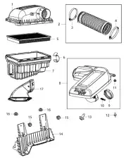Фильтр воздушный CHRYSLER 53032404AC