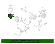  КРОНШТЕЙН НАСОСА ГУР 12555222 GM