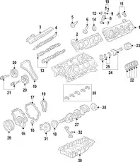 Распредвал GM 12563833