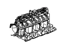 Коллектор впускной 12580420 DAEWOO