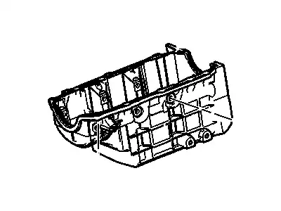 Поддон картера двигателя GM 12597906
