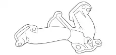 Коллектор выпускной GM 12603753