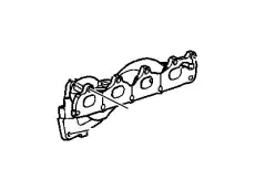 Коллектор выпускной GM 12603792