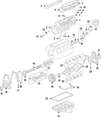Распредвал GM 12625439