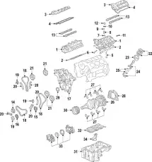 Распредвал GM 12632276