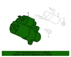 Стартер GM 12639454