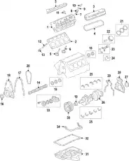 F-PISTON KIT 12658744 GM