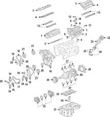 Распредвал GM 12666073