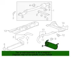 MUFFLER 13343364 GM