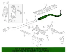 F-MUFFLER 13423330 GM