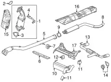 F-MUFFLER 13437656 GM