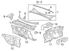 13486708 уплотнитель GM
