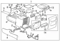 F-RECEPTACLE 13581213 GM