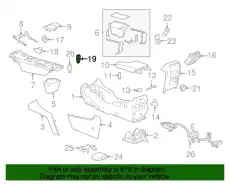 F-RECEPTACLE 13599454 GM