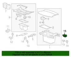 F-RECEPTACLE 13599461 GM