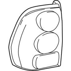 Фонарь задний DAEWOO 15131578