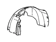 Подкрылок GM 15132712