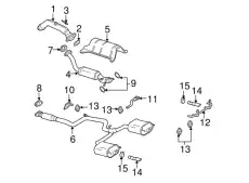 MUFFLER 15144839 GM