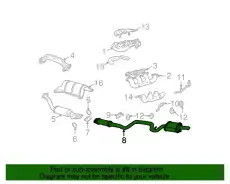 MUFFLER 15144847 GM