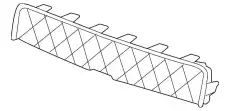 Решетка радиатора GM 15184657