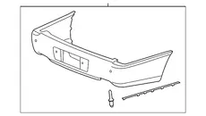 Бампер 15213397 DAEWOO