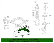 Рычаг подвески GM 15218622